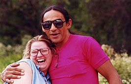 Larry Sellers and set visitor