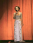 Jane Seymour giving a speech at the Grand Hotel